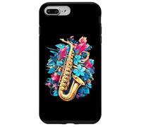 Custodia per iPhone 7 Plus/8 Plus Musicista ispirato al jazz amante del sax