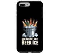 Custodia per iPhone 7 Plus/8 Plus My Bucket List Beer Ice Drinker Routine Party Bar -