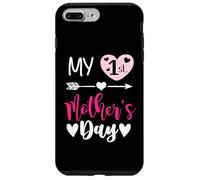 Custodia per iPhone 7 Plus/8 Plus My First Mothers Day Outfit Mommy 1st Time Mom Happy Mother