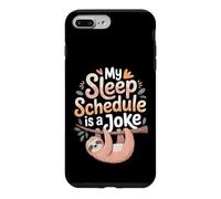 Custodia per iPhone 7 Plus/8 Plus My Sleep Schedule Is A Joke Notturno stanco -