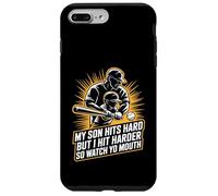 Custodia per iPhone 7 Plus/8 Plus My Son Hits Hard But I Hit Harder So Watch Yo Mouth -