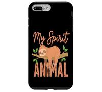 Custodia per iPhone 7 Plus/8 Plus My Spirit Animal Bradipo divertente carino