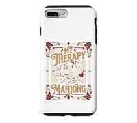 Custodia per iPhone 7 Plus/8 Plus My Therapy Is Mahjong Player Tile Game Art