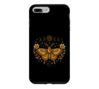 Custodia per iPhone 7 Plus/8 Plus Mystic Moth con fasi lunari floreali