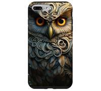 Custodia per iPhone 7 Plus/8 Plus Mystical Fantasy Owl - Magico bosco Steampunk Art