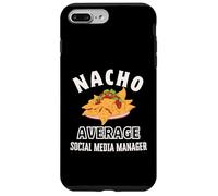 Custodia per iPhone 7 Plus/8 Plus Nacho Average Social Media Manager Divertimento Cinco de Mayo Nachos