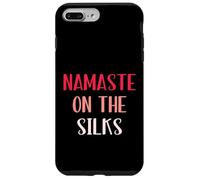 Custodia per iPhone 7 Plus/8 Plus Namaste sulle sete, divertenti regali aerei, yoga aereo