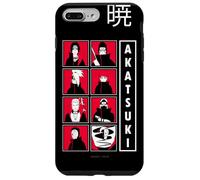 Custodia per iPhone 7 Plus/8 Plus Naruto Shippuden Akatsuki Group Character Grid Anime