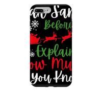 Custodia per iPhone 7 Plus/8 Plus Natale Caro Babbo Natale prima di spiegare quanto ne sai?