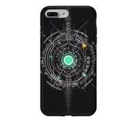 Custodia per iPhone 7 Plus/8 Plus Nave spaziale CPU Core Heart Geek Nerd Space UFO