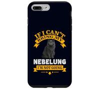 Custodia per iPhone 7 Plus/8 Plus Nebelung Se non posso portare il mio gatto non vado