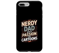 Custodia per iPhone 7 Plus/8 Plus Nerd Papà Con Una Passione Per Cartoni Animati Anime Fan