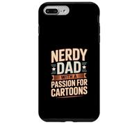 Custodia per iPhone 7 Plus/8 Plus Nerd Papà Con Una Passione Per Cartoni Animati Anime Fan