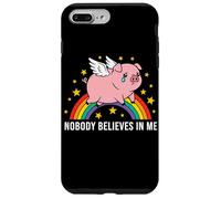 Custodia per iPhone 7 Plus/8 Plus Nessuno crede in me Stelle di maiale alato