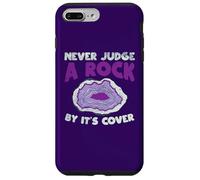 Custodia per iPhone 7 Plus/8 Plus Never Judge A Rock dalla copertina Funny Rockhounding