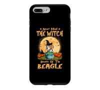 Custodia per iPhone 7 Plus/8 Plus Never Mind The Witch Attenti al cane Beagle Halloween