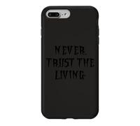Custodia per iPhone 7 Plus/8 Plus NEVER TRUST THE LIVING COSTUME DA SCHELETRO DONNA UOMO DONNE