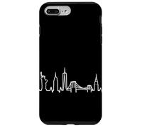 Custodia per iPhone 7 Plus/8 Plus New York, orizzonte, statua, di, libertà, battito cardiaco