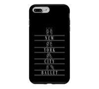 Custodia per iPhone 7 Plus/8 Plus New York Vintage Retro Style Design Ballet Dancing