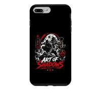 Custodia per iPhone 7 Plus/8 Plus Ninja e Guerriero Arte Delle Ombre Luna Giapponese