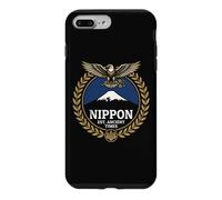 Custodia per iPhone 7 Plus/8 Plus Nippon Japan Heritage Fuji Mountain Eagle Crest