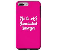 Custodia per iPhone 7 Plus/8 Plus No alle immagini generate dall'IA Proteggere i diritti dell'artista Computer Art