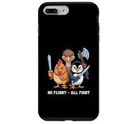 Custodia per iPhone 7 Plus/8 Plus No Flight - All Fight Fun Bird Psychology Joke