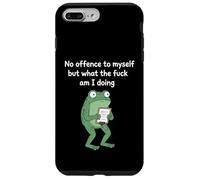 Custodia per iPhone 7 Plus/8 Plus No offence to myself but what the f am I doing Meme