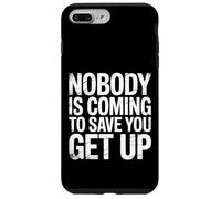 Custodia per iPhone 7 Plus/8 Plus Nobody Is Coming To Save You Get Up Automotivazione |-