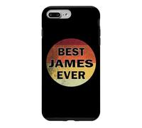 Custodia per iPhone 7 Plus/8 Plus Nome personalizzato James I Love James stile vintage divertente