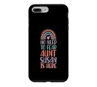 Custodia per iPhone 7 Plus/8 Plus Non c'è bisogno di temere zia Susan è qui Nome Rainbow Auntie