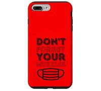 Custodia per iPhone 7 Plus/8 Plus Non dimenticare le museruole - Teoria della cospirazione della maschera anti-viso