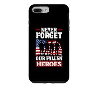 Custodia per iPhone 7 Plus/8 Plus Non dimenticare mai i nostri eroi caduti Memorial Day Veterans Day