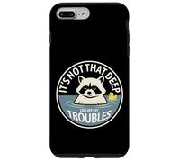 Custodia per iPhone 7 Plus/8 Plus Non è così profondo, a differenza dei miei guai Raccoon Bathing Humor