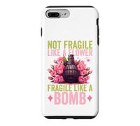 Custodia per iPhone 7 Plus/8 Plus Non Fragile Come Un Fiore Fragile Come Una Bomba Femminista Donne