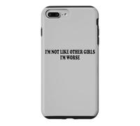 Custodia per iPhone 7 Plus/8 Plus NON SONO COME LE ALTRE RAGAZZE SONO PEGGIO