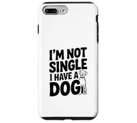 Custodia per iPhone 7 Plus/8 Plus Non sono single, ho un cane amante dei cani divertente