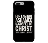 Custodia per iPhone 7 Plus/8 Plus Non vergognarsi Gesù Vangelo Romani 1:16 Christian