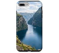 Custodia per iPhone 7 Plus/8 Plus Norvegese Fiordo montagna scogliere acqua paesaggio scenico