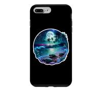 Custodia per iPhone 7 Plus/8 Plus Notte delle tartarughe marine sulla spiaggia sotto cielo stellato estate arte