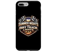 Custodia per iPhone 7 Plus/8 Plus Notti d'estate e luci della pista della sporcizia Motocross Dirtbike MX