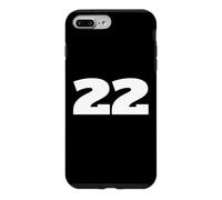 Custodia per iPhone 7 Plus/8 Plus Numero 22 Ventidue Team Sportivo STAMPA ANTERIORE Abbinamento