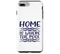 Custodia per iPhone 7 Plus/8 Plus Nuotatore Humor Home I Dove La Piscina Nuota