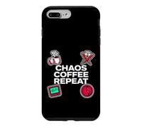 Custodia per iPhone 7 Plus/8 Plus Nurse Life Chaos Coffee Repeat ER Medical