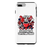 Custodia per iPhone 7 Plus/8 Plus Nurse Life Surviving On Coffee And Chaos ER