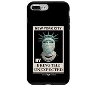 Custodia per iPhone 7 Plus/8 Plus NYC Statue of Liberty With Fur Mask Bring the Unexpected