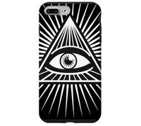 Custodia per iPhone 7 Plus/8 Plus Occhio onnivista, simbolo, piramide, Dio, massone, stella