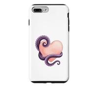 Custodia per iPhone 7 Plus/8 Plus Octopus Heart Tentacle Ocean Love Cute Octopus