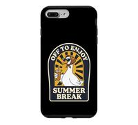 Custodia per iPhone 7 Plus/8 Plus Off To Enjoy Summer Break Cute Goose Occhiali da sole Grafica