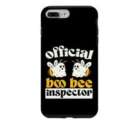 Custodia per iPhone 7 Plus/8 Plus Official Boo Bee Inspector Halloween Humor Funny Ghost